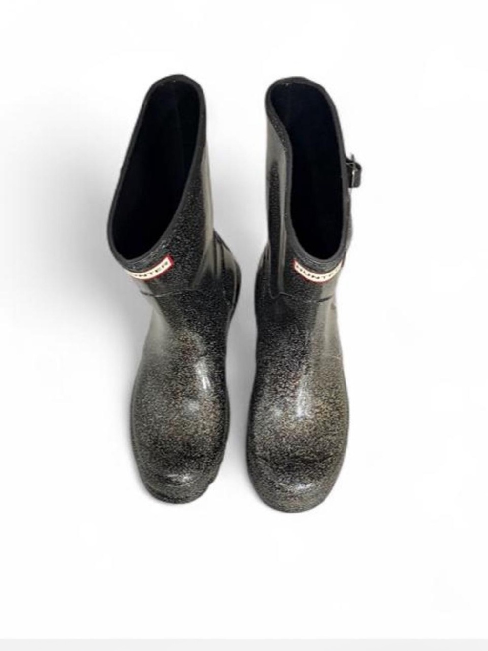 Hunter Women's original Glitter Rain Boots - Black